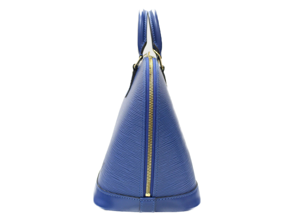 Louis Vuitton Epi Handbag Padlock Alma Key Blue